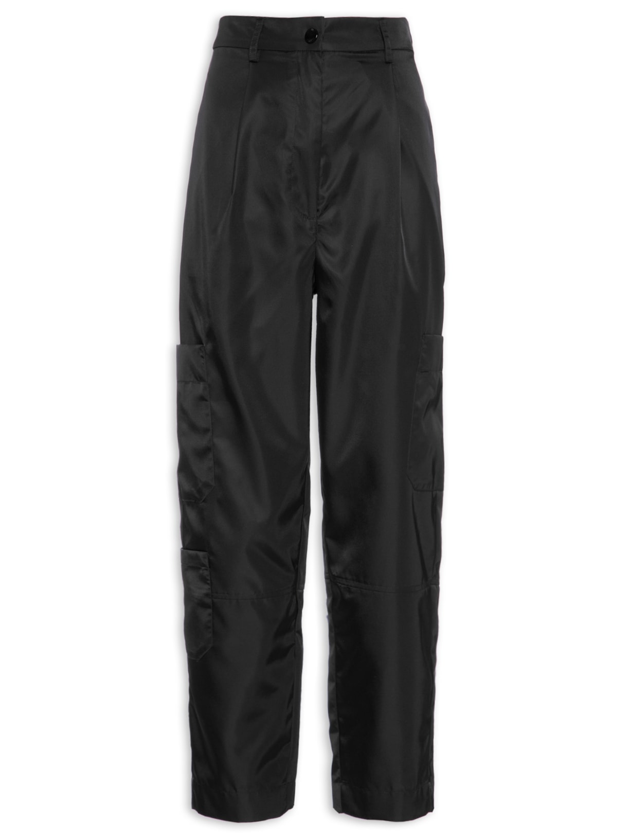 Calça Feminina Cargo Nylon - Preto