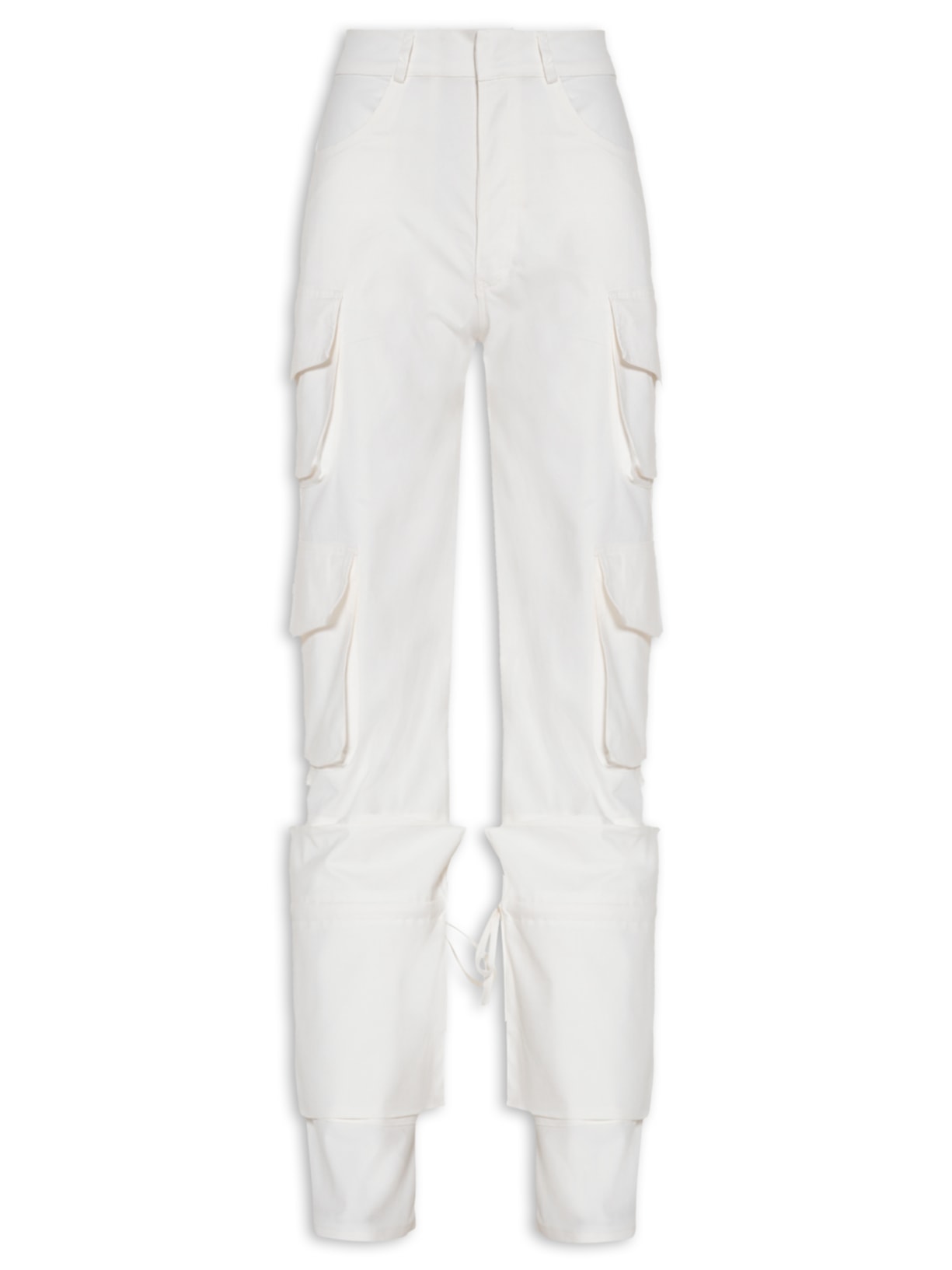 Calça Feminina Cargo - Off White