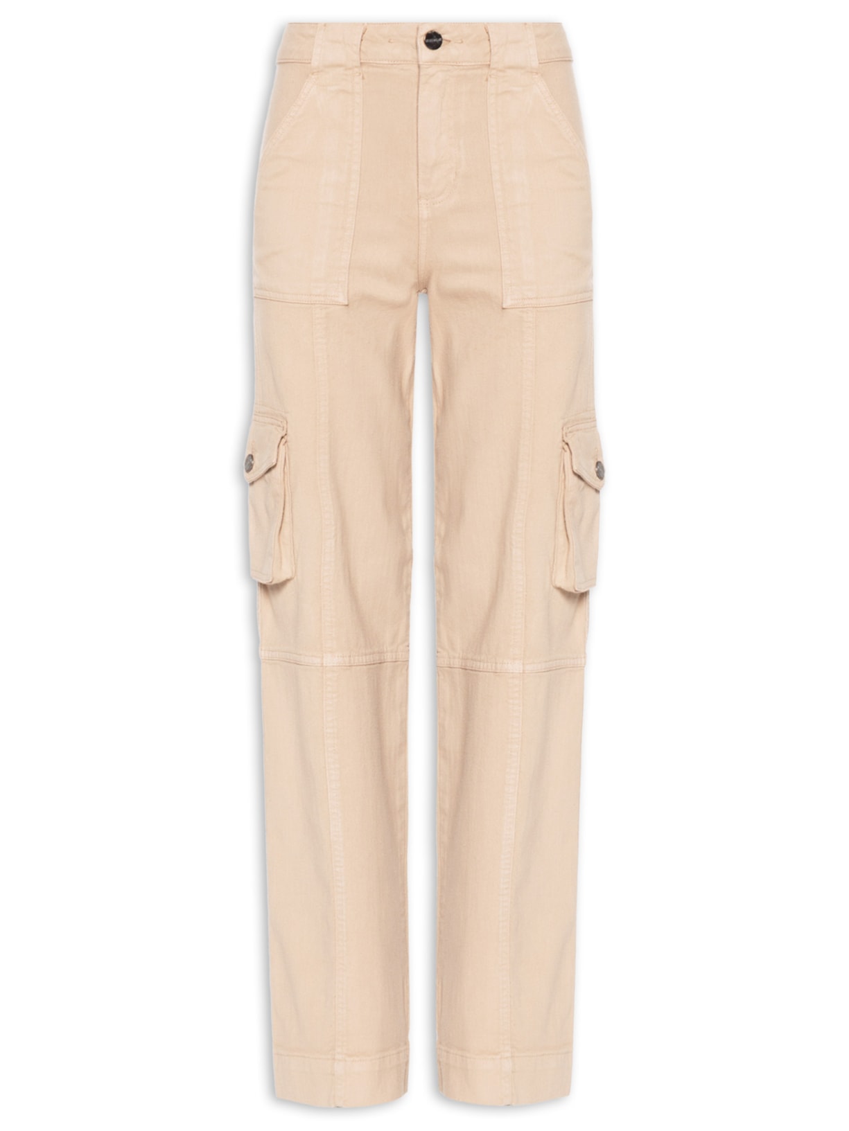 Calça Feminina Cargo Rafaela - Bege