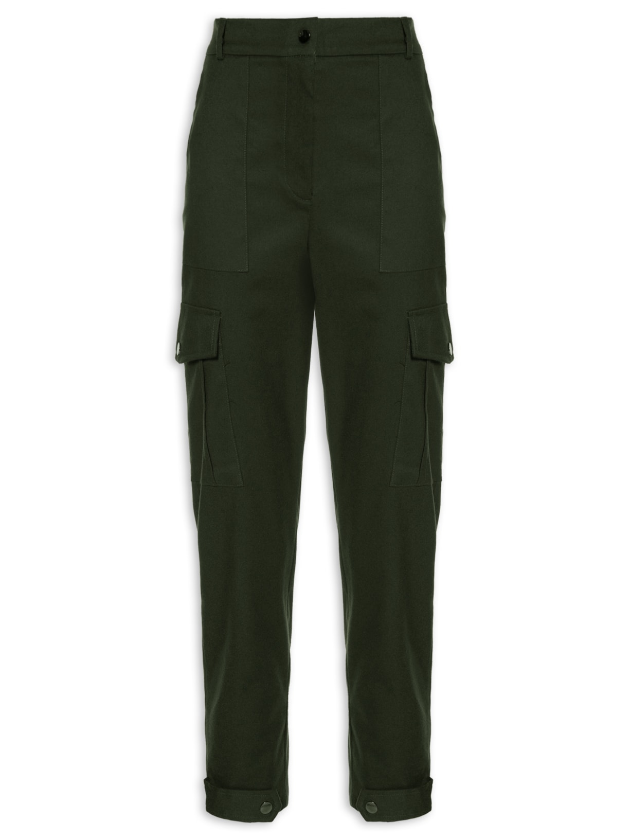 Calça Feminina Cargo - Verde