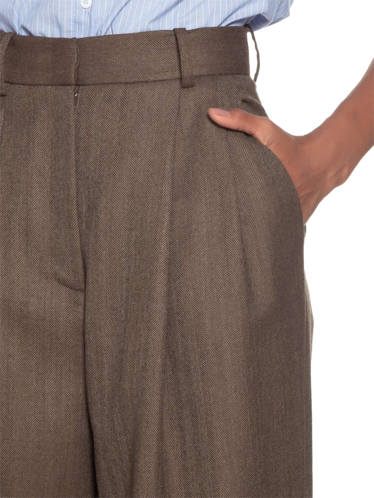 Calça Feminina Carmella Marrom Carol Bassi