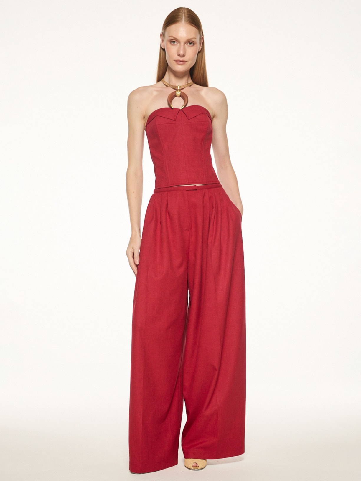 Calça Feminina Carmella Vermelho Mixed
