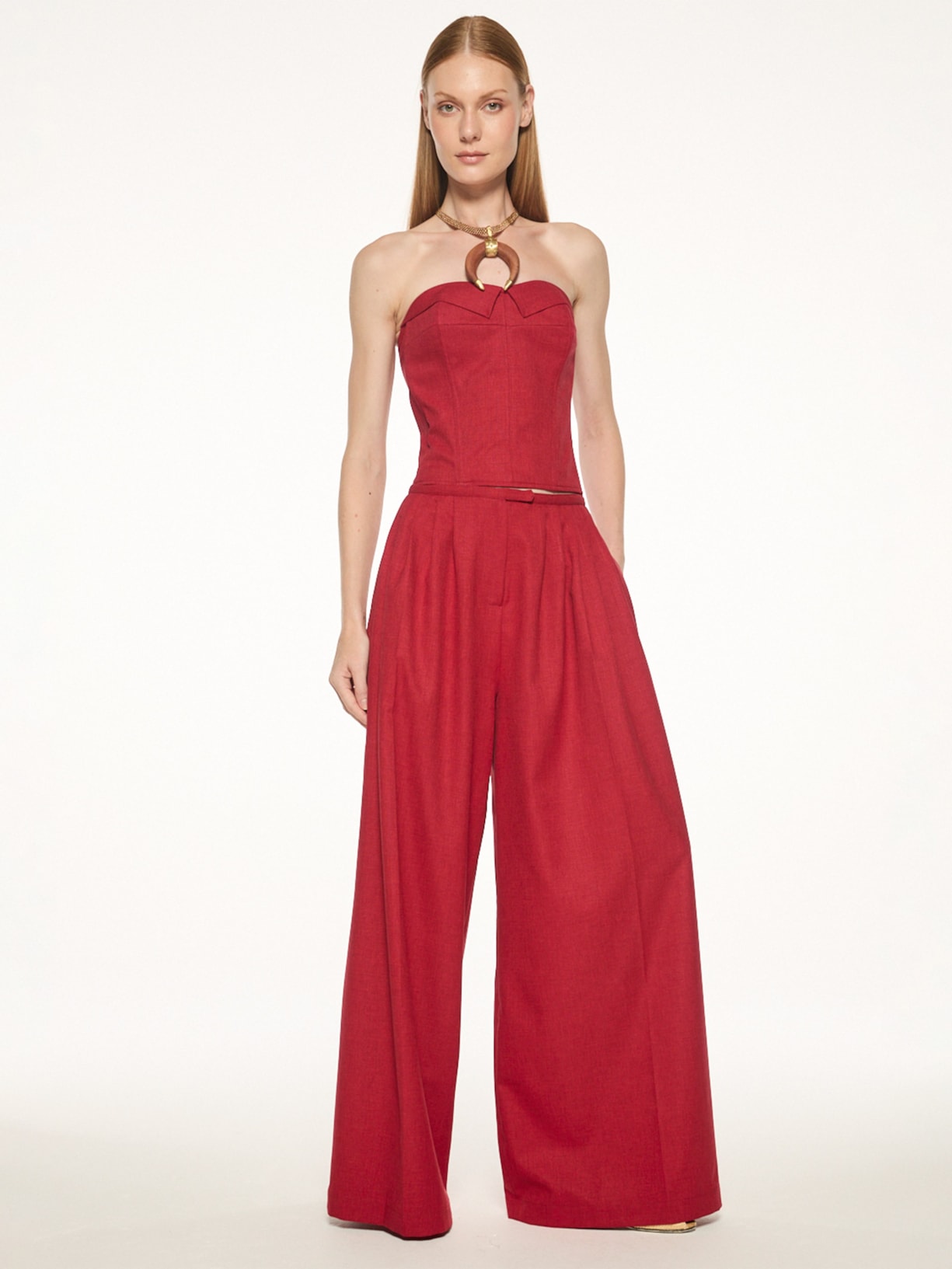 Calça Feminina Carmella Vermelho Mixed