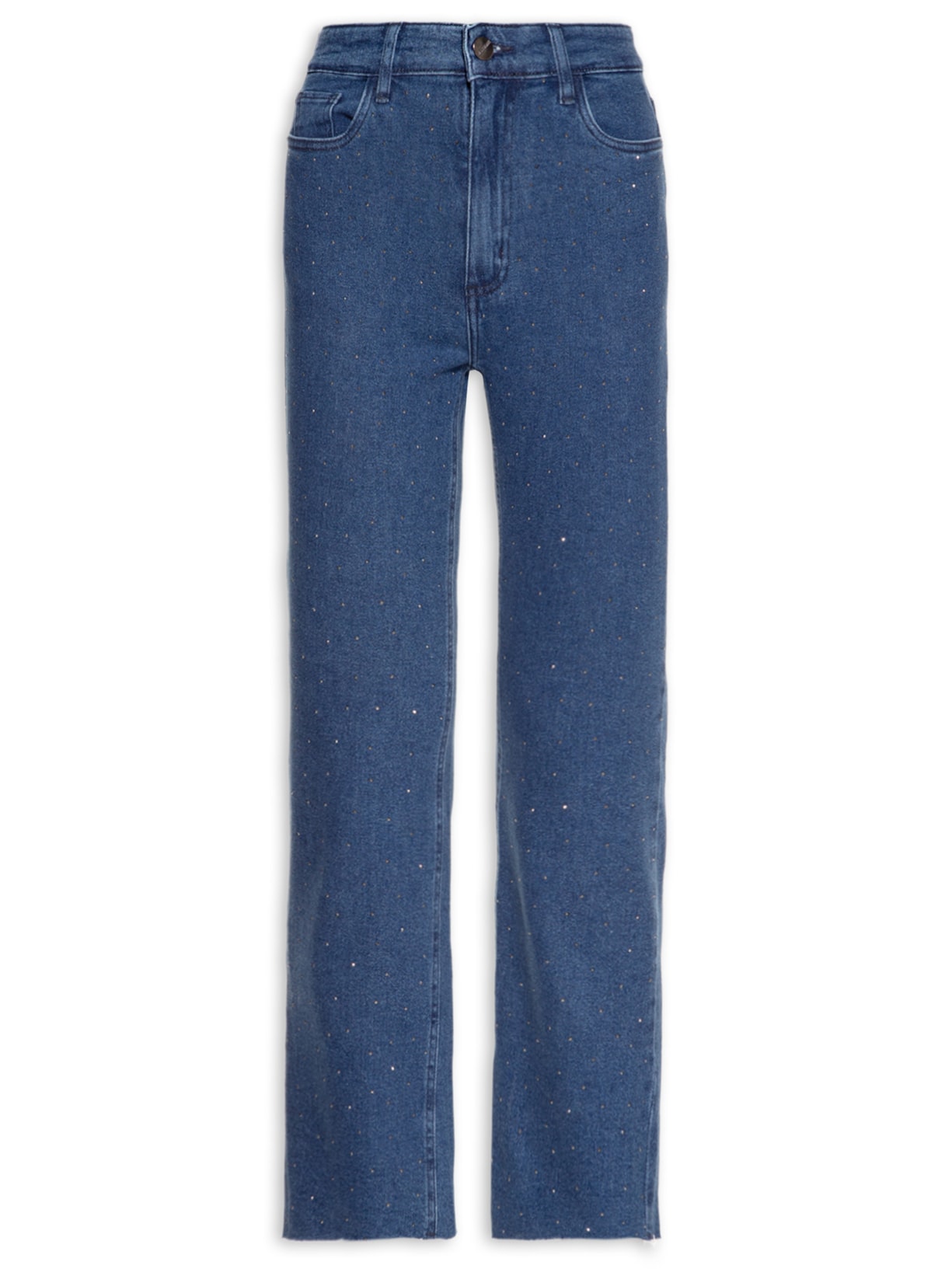 Calça Feminina Carolina Hotfix - Azul