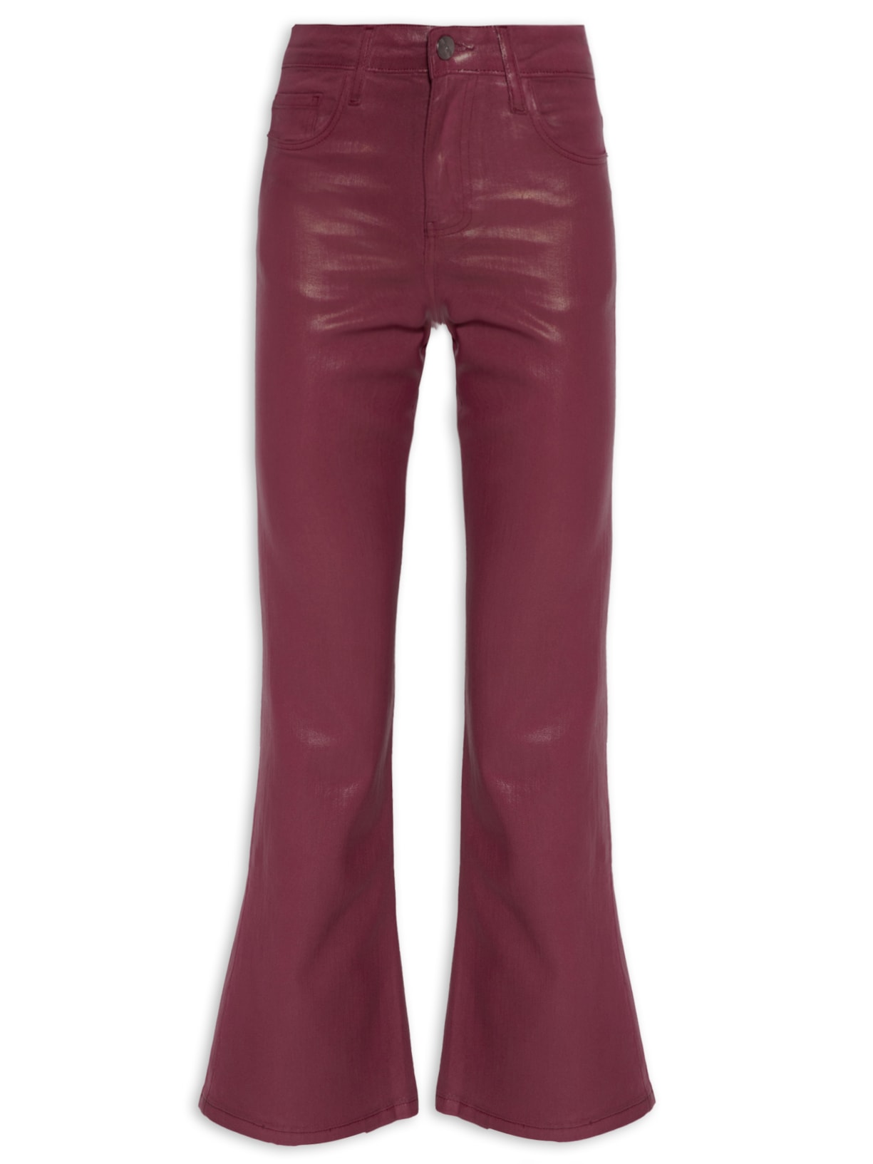 Calça Feminina Carolina Resinada Ii - Vinho