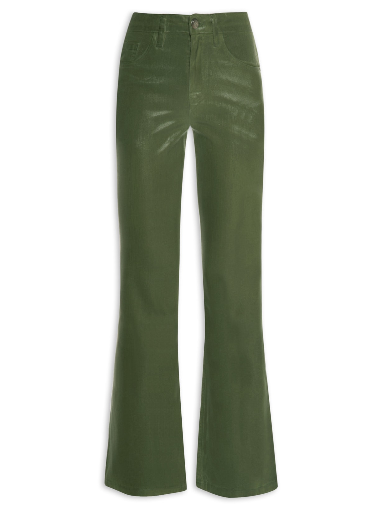 Calça Feminina Carolina Resinada Verde Le Lis