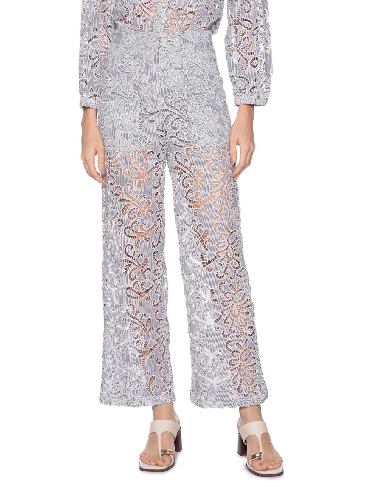 Calça Feminina Caroline Branco Le Lis