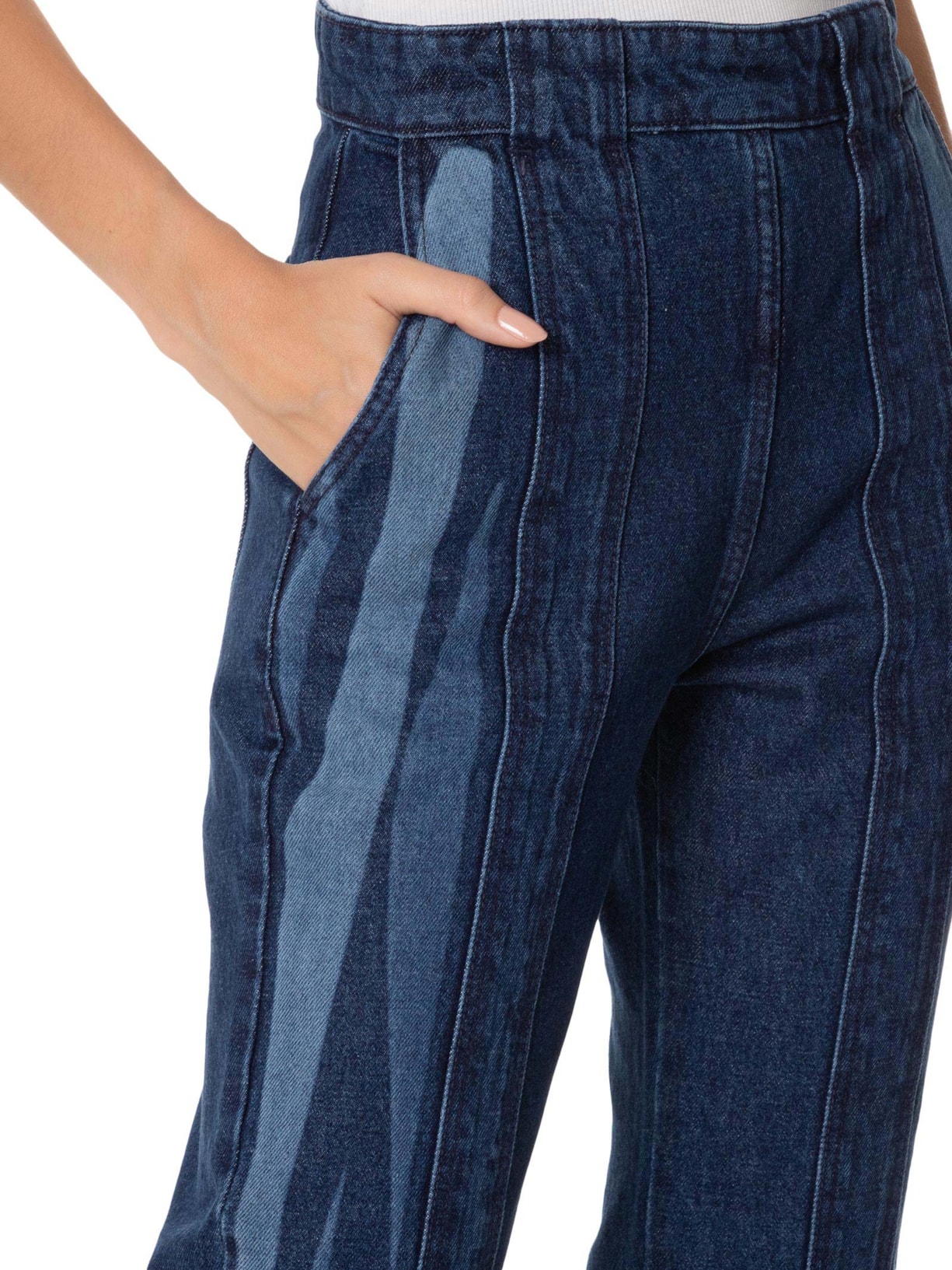 Calça Feminina Carrot Malibu Azul Lilly Sarti