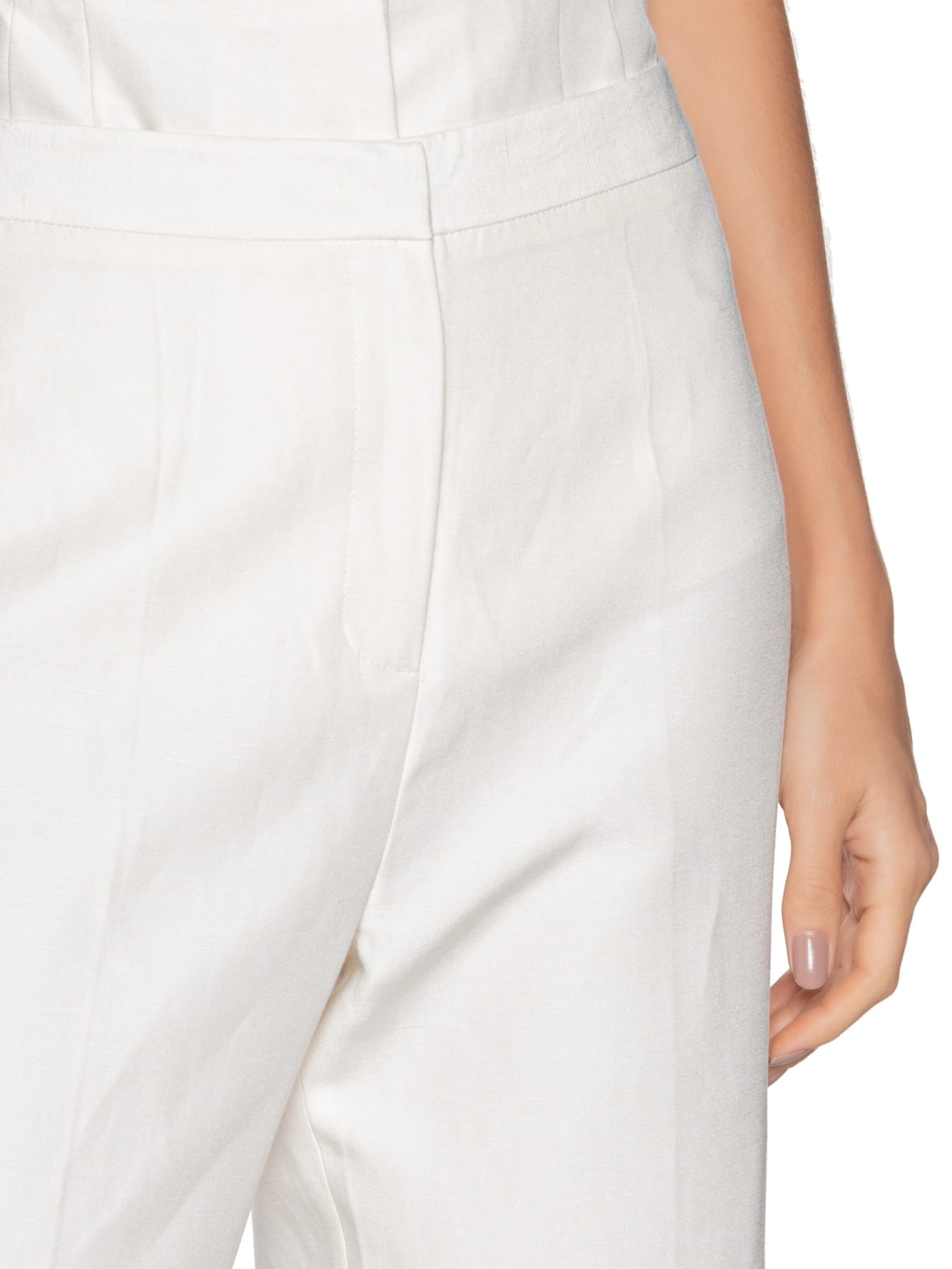 Calça Feminina Caterina Branco Carol Bassi