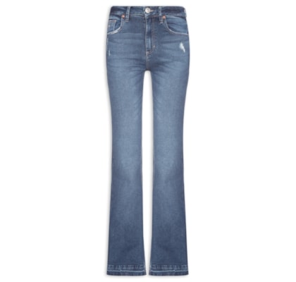 Calça Feminina Cecily Bootcut Aged - Azul