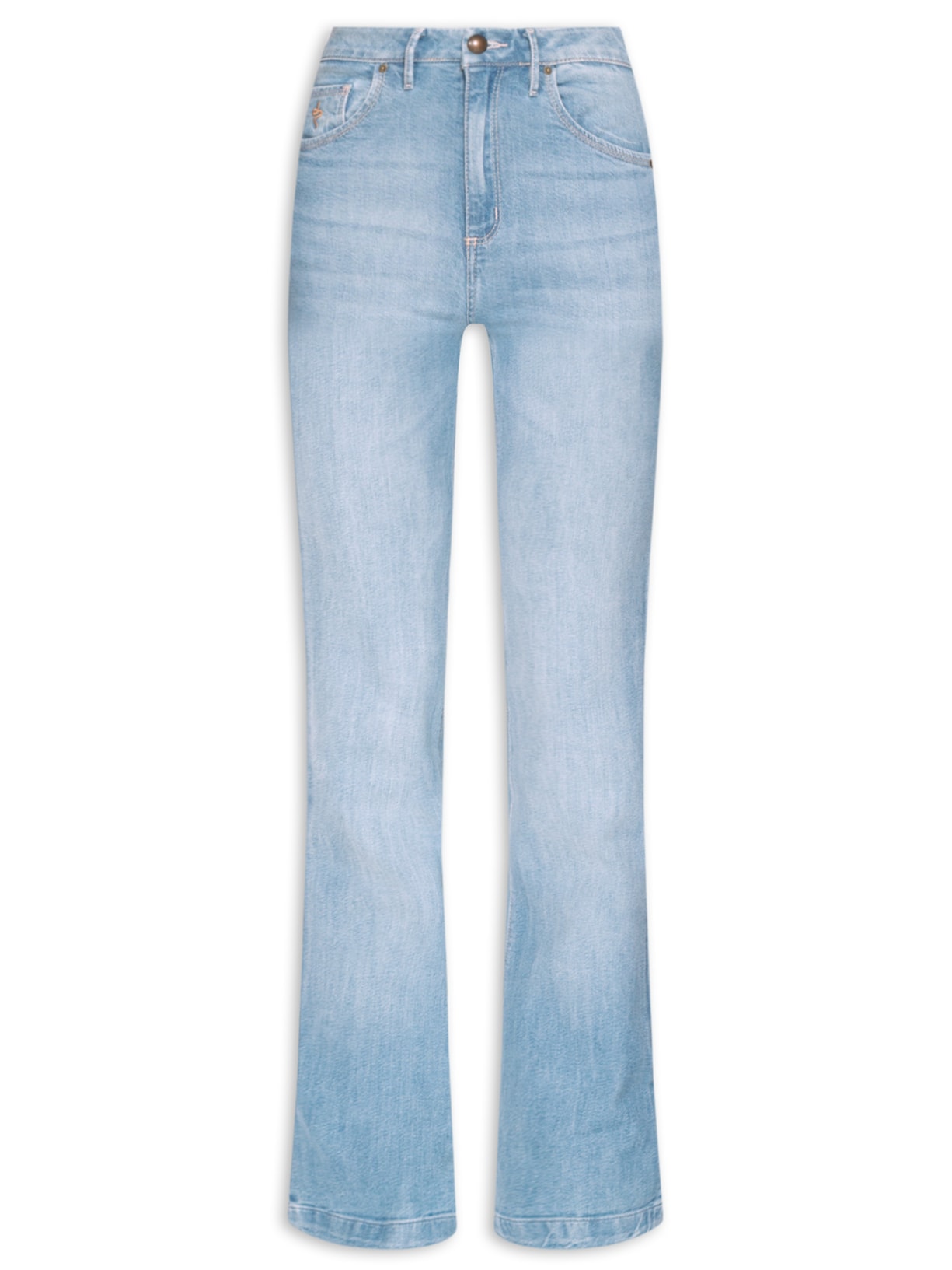 Calça Feminina Cecily Bootcut Sky - Azul