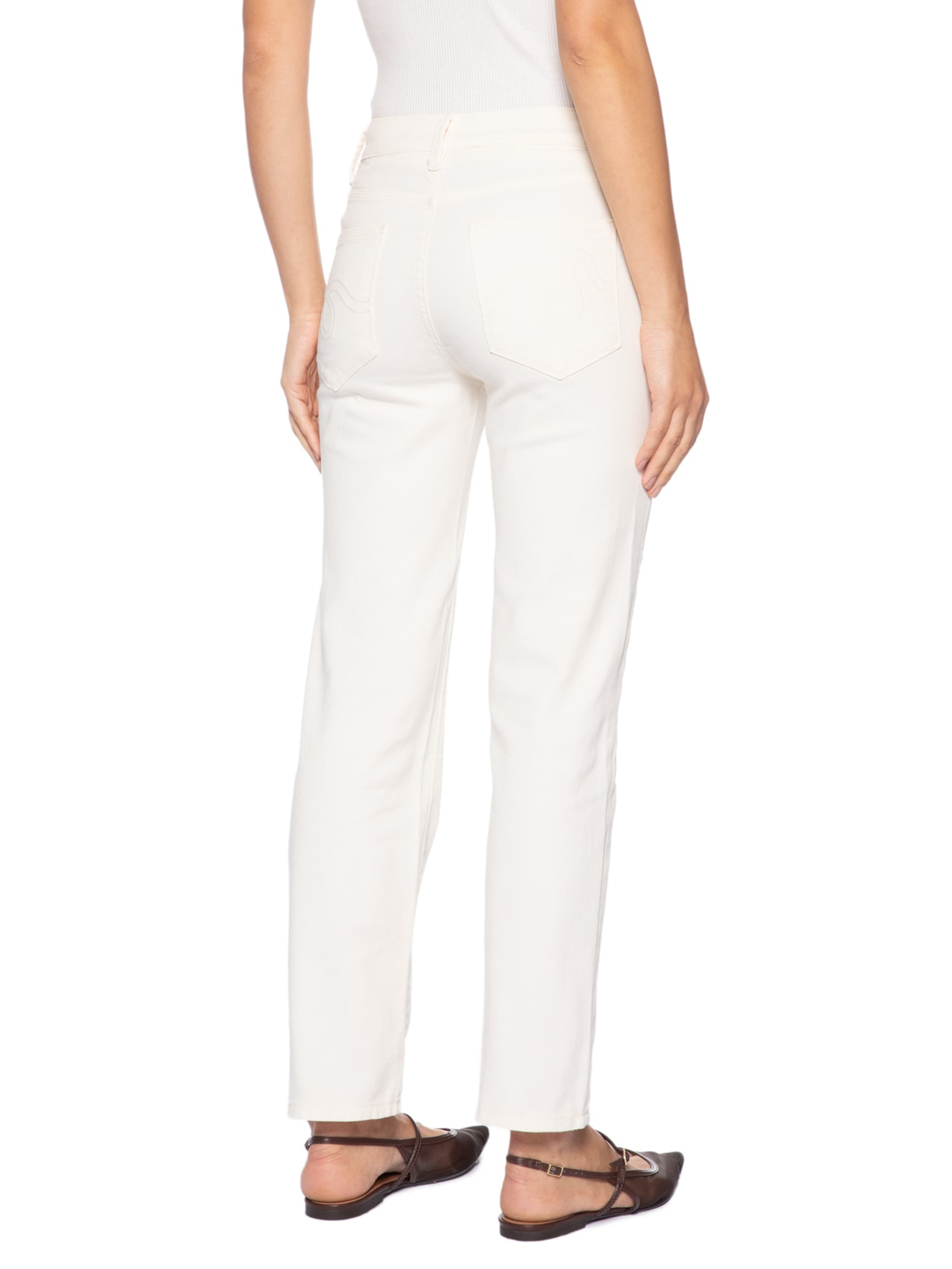 Calça Feminina Celina Branco Bo.bô