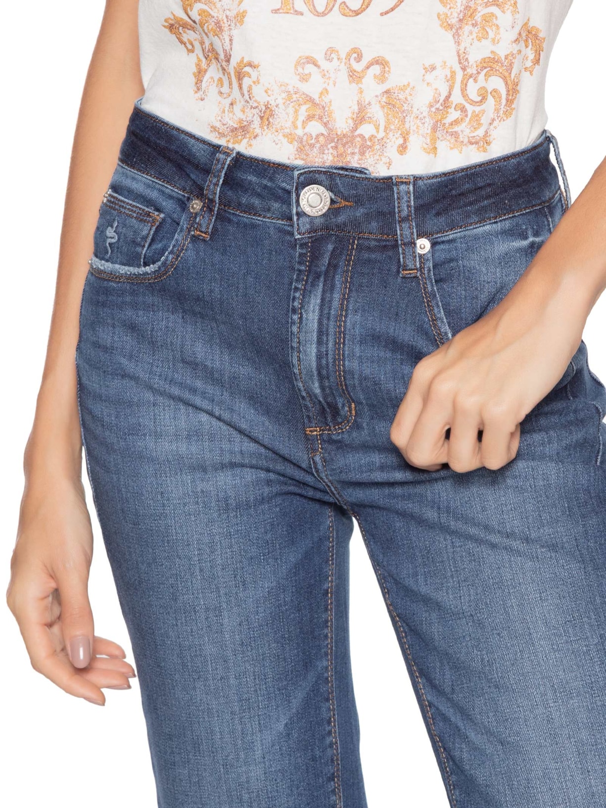 Calça Feminina Celina Classic Azul Bo.bô