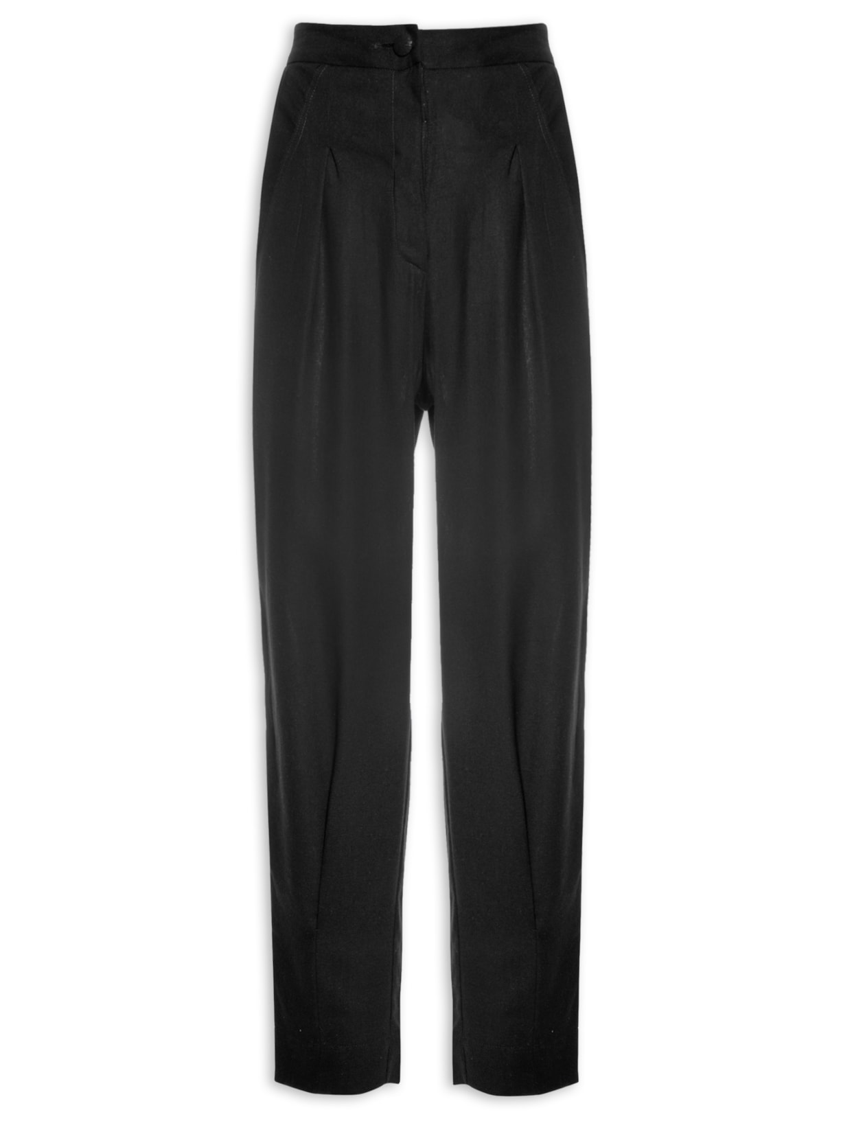 Calça Feminina Cenoura Bolso - Preto