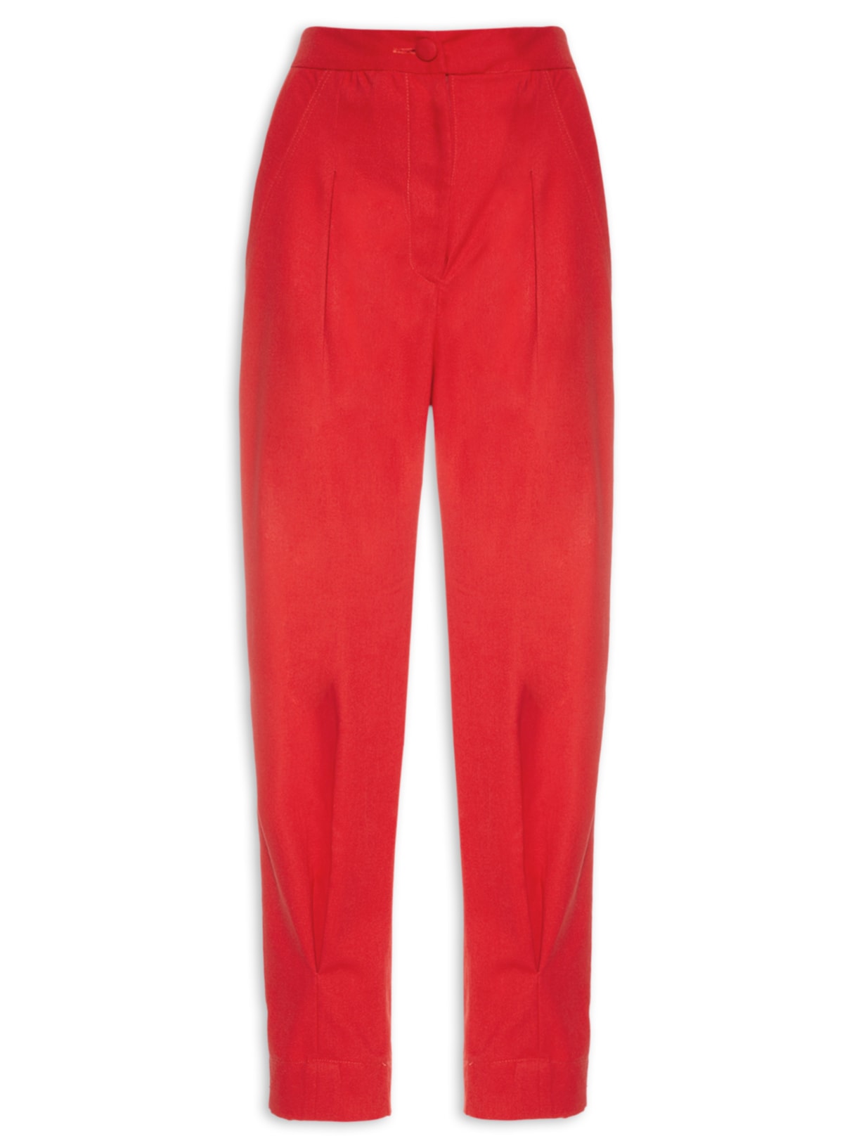 Calça Feminina Cenoura Bolso Vermelho Farm