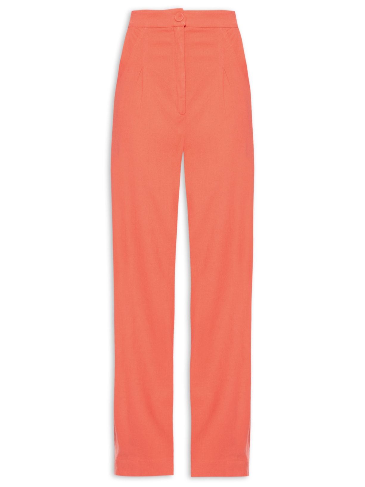 Calça Feminina Cenoura Detalhe Frente - Rosa