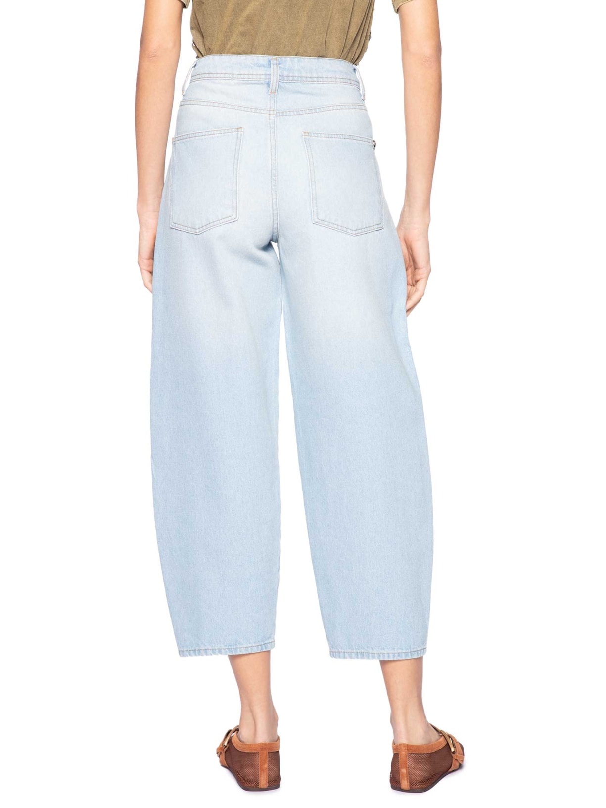 Calça Feminina Cenoura Rafa Azul Le Lis