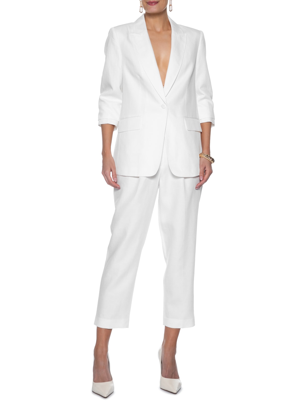 Calça Feminina Cenoura Renata Branco Le Lis