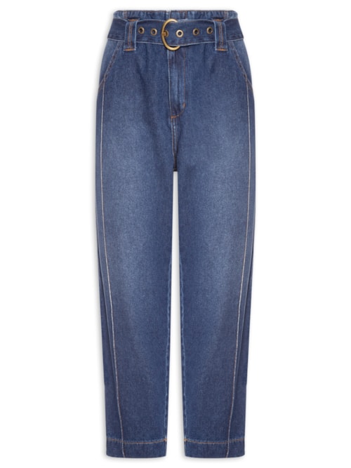 Calça Feminina Cenoura Talita - Azul