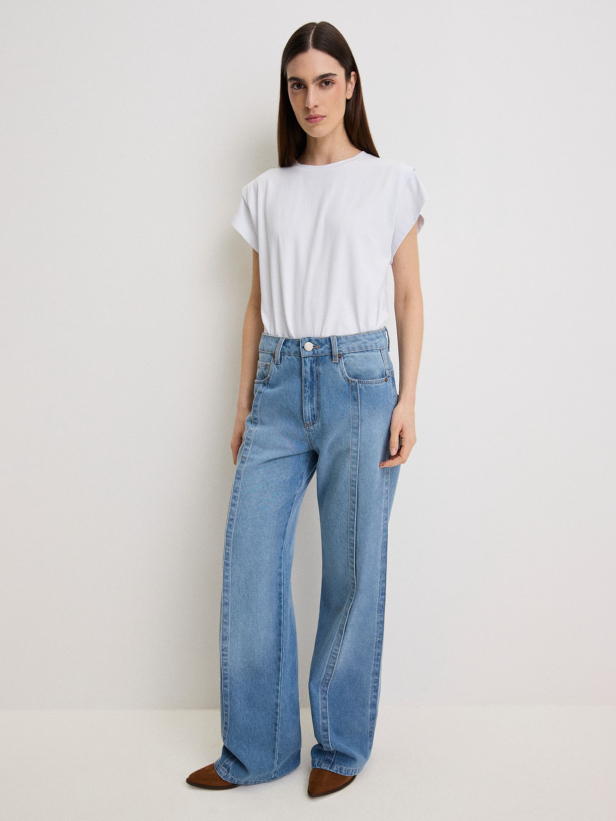 Calça Feminina Céu Jeans I26 Azul Mixed