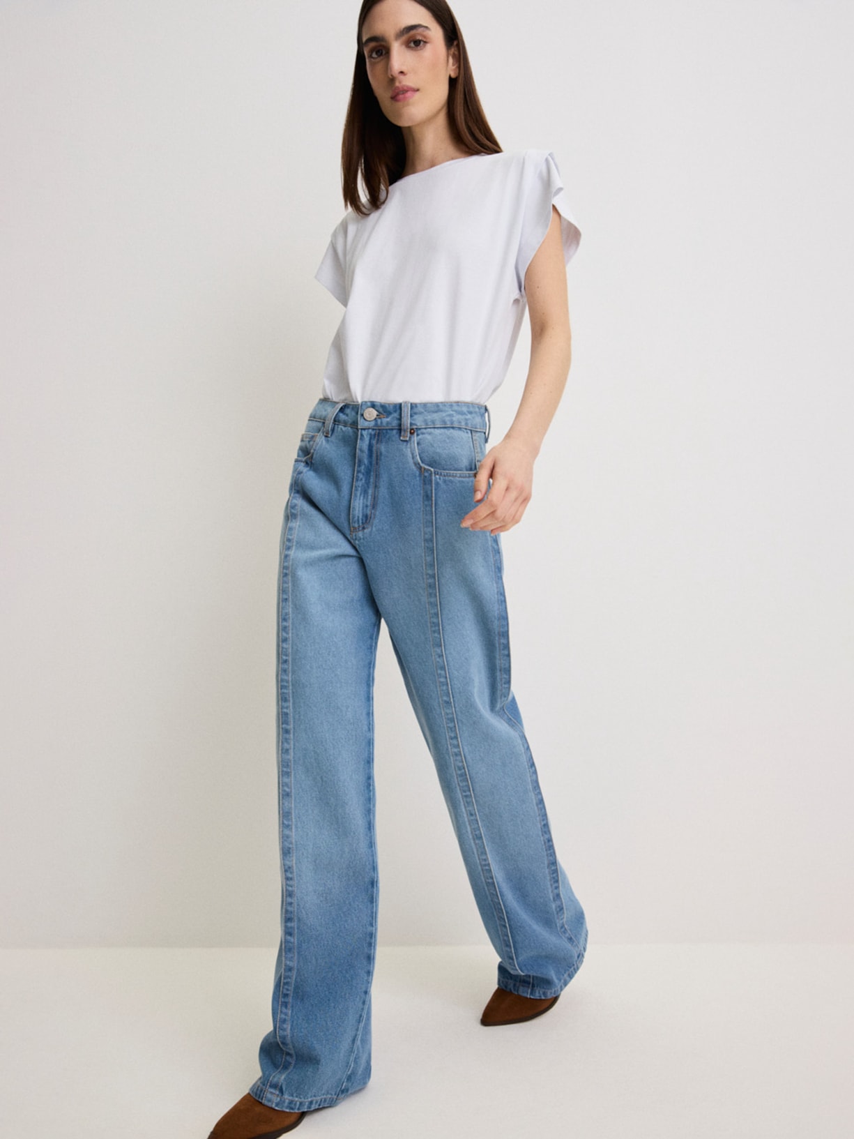 Calça Feminina Céu Jeans I26 Azul Mixed