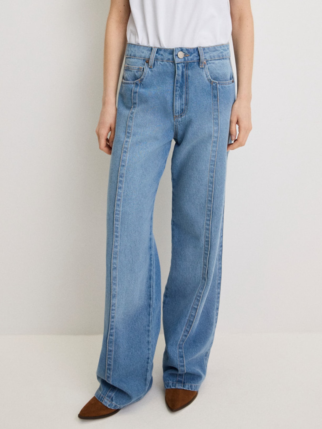 Calça Feminina Céu Jeans I26 Azul Mixed