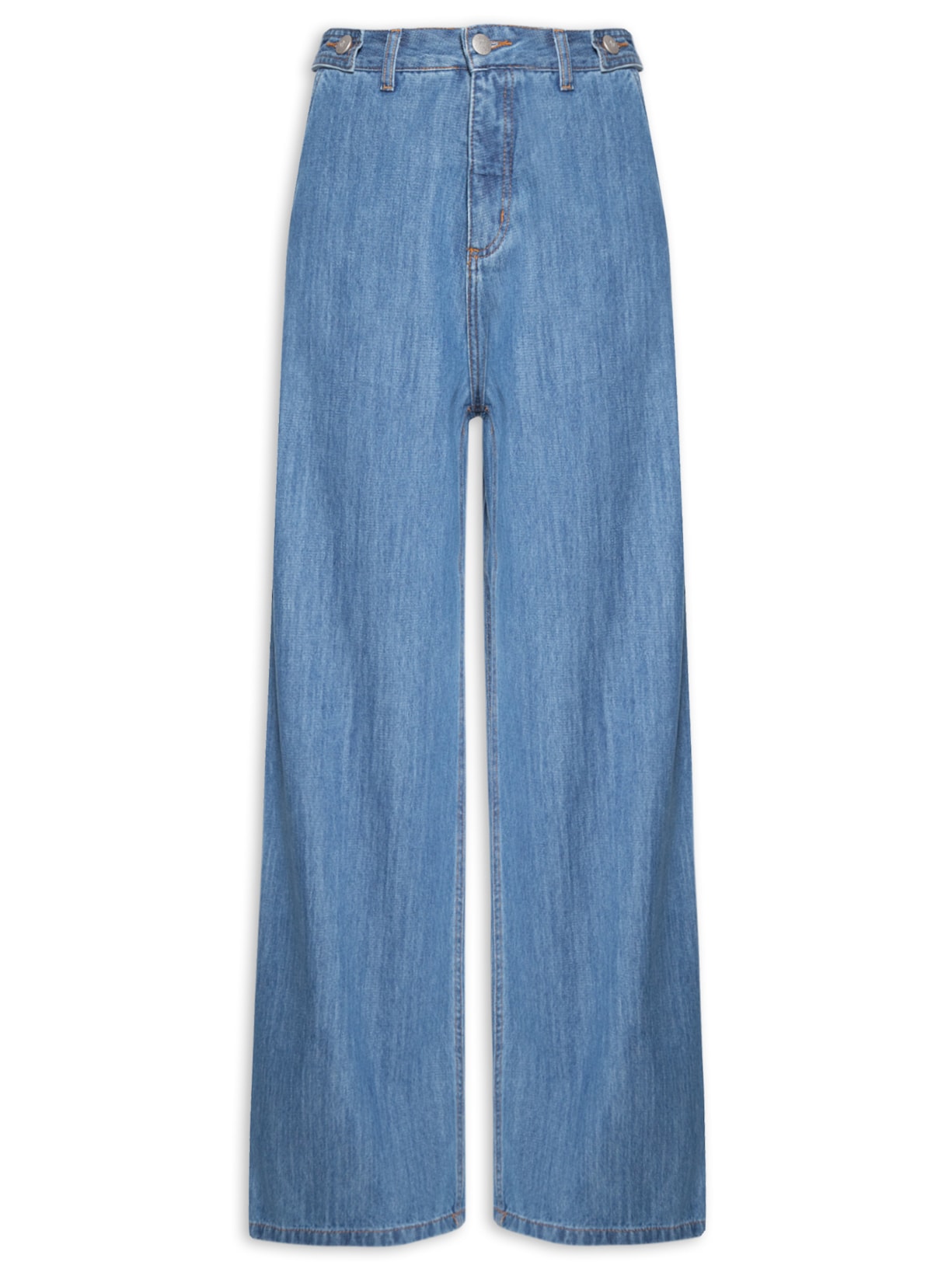 Calça Feminina Chanfro Jeans Azul Misci