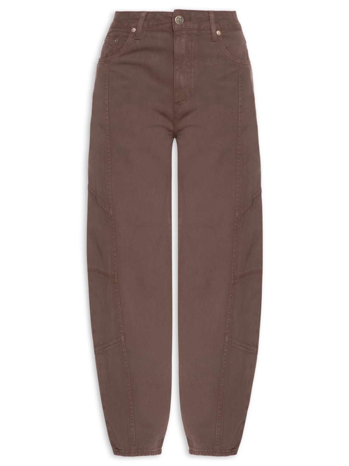 Calça Feminina Charlotte Denim - Marrom
