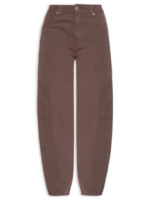 Calça Feminina Charlotte Denim - Marrom