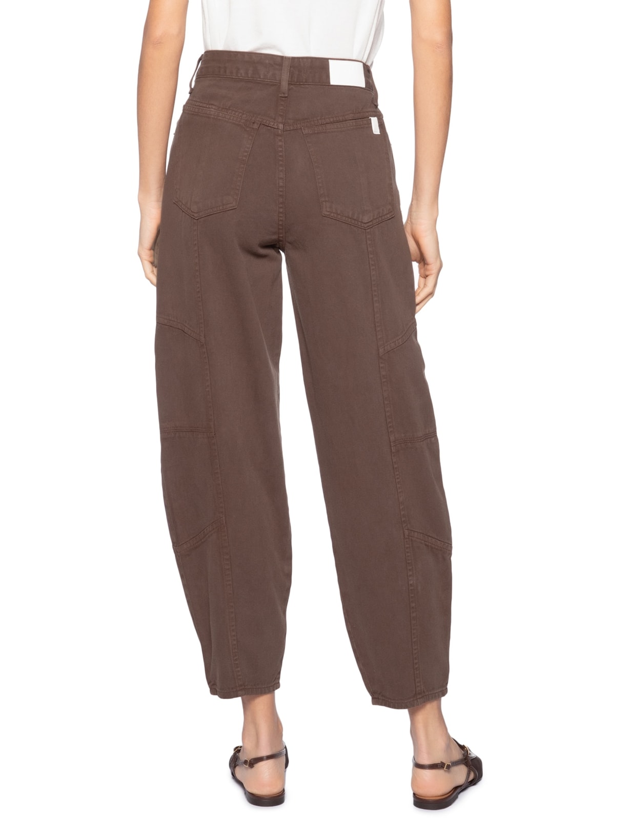 Calça Feminina Charlotte Denim Marrom Niini