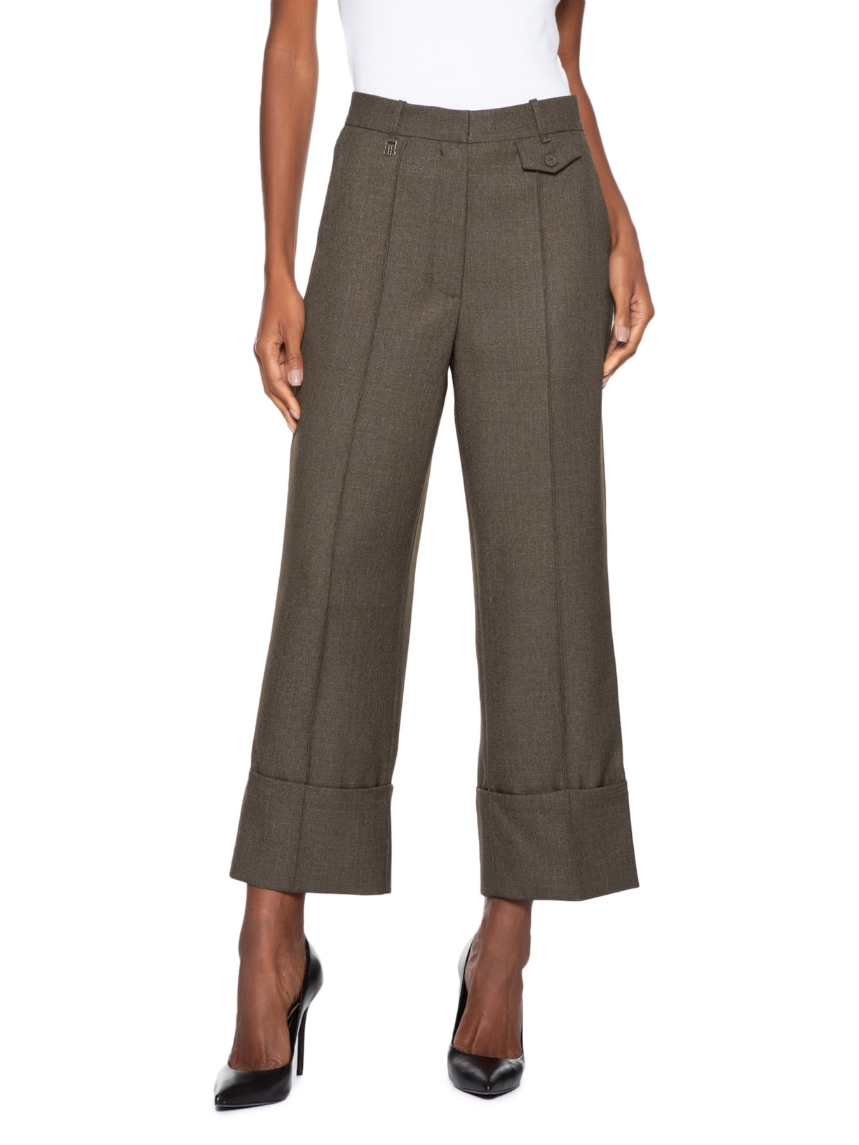 Calça Feminina Charlotte Marrom Bo.bô