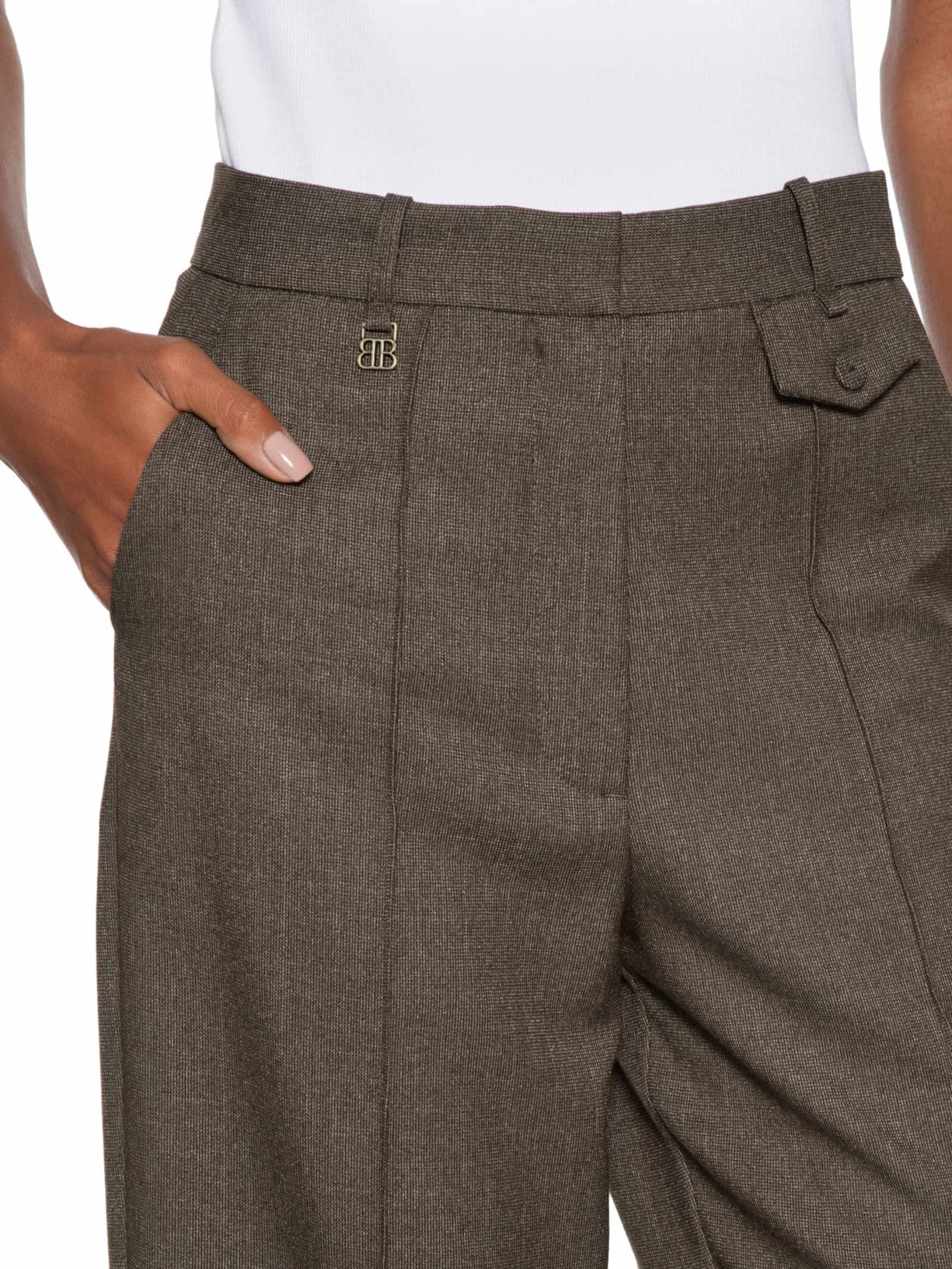 Calça Feminina Charlotte Marrom Bo.bô