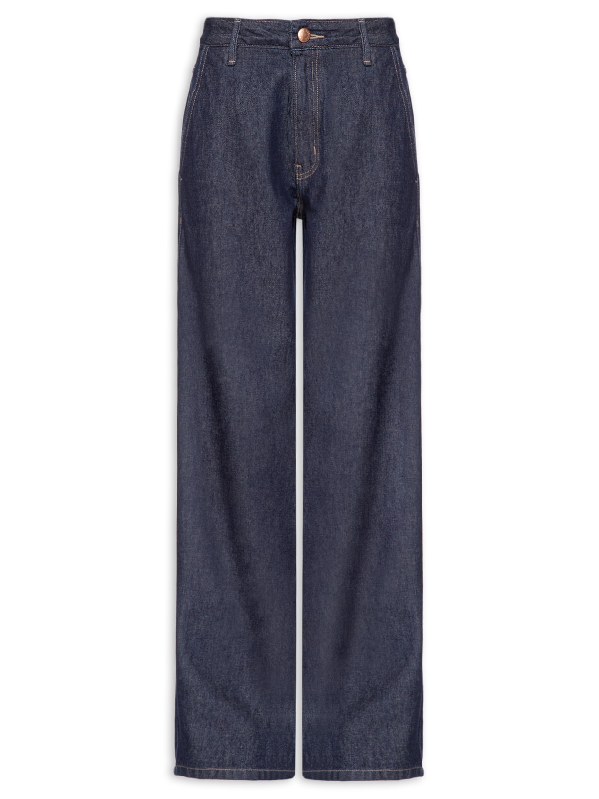 Calça Feminina Cintura Média Original Jeans Azul Farm