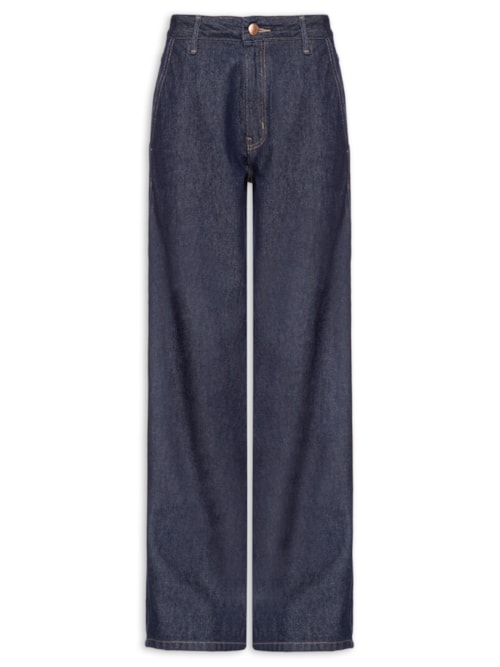 Calça Feminina Cintura Média Original Jeans - Azul