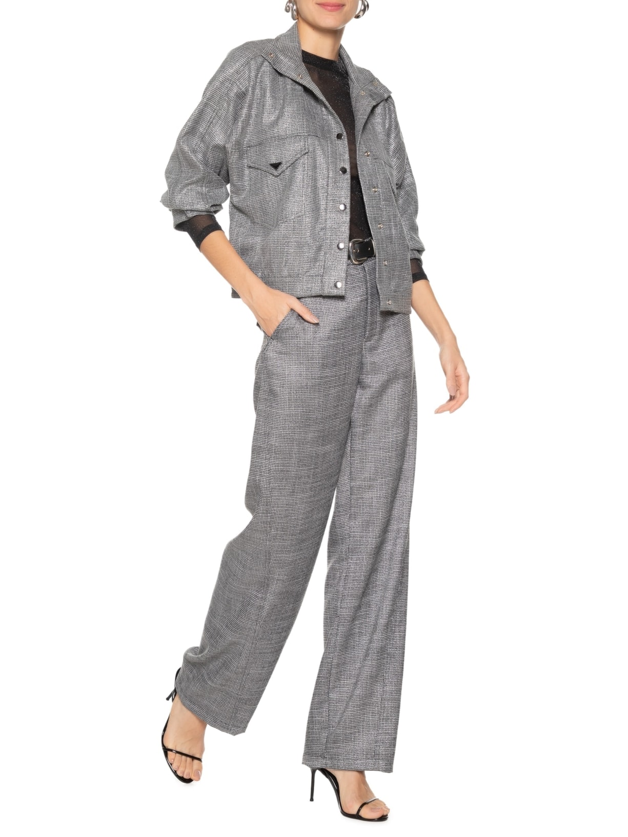 Calça Feminina Cinza Forum