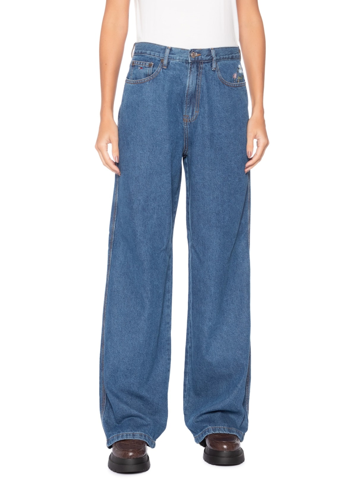 Calça Feminina Claire Embro Azul Tommy Jeans