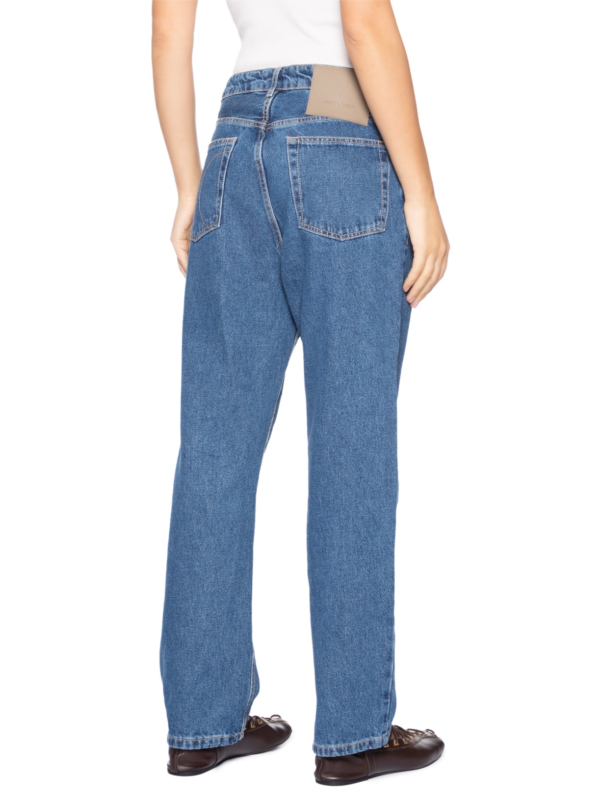 Calça Feminina Classic 80 Vintage Azul Francesca