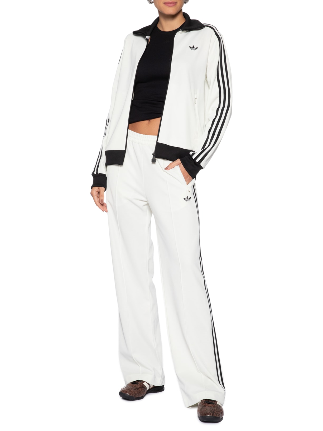Calça Feminina Classic Track Pant Branco Adidas Originals