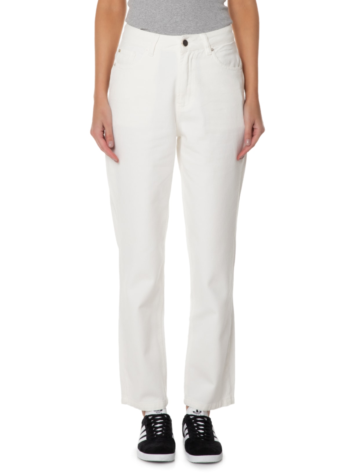 Calça Feminina Clássica Off White Francesca