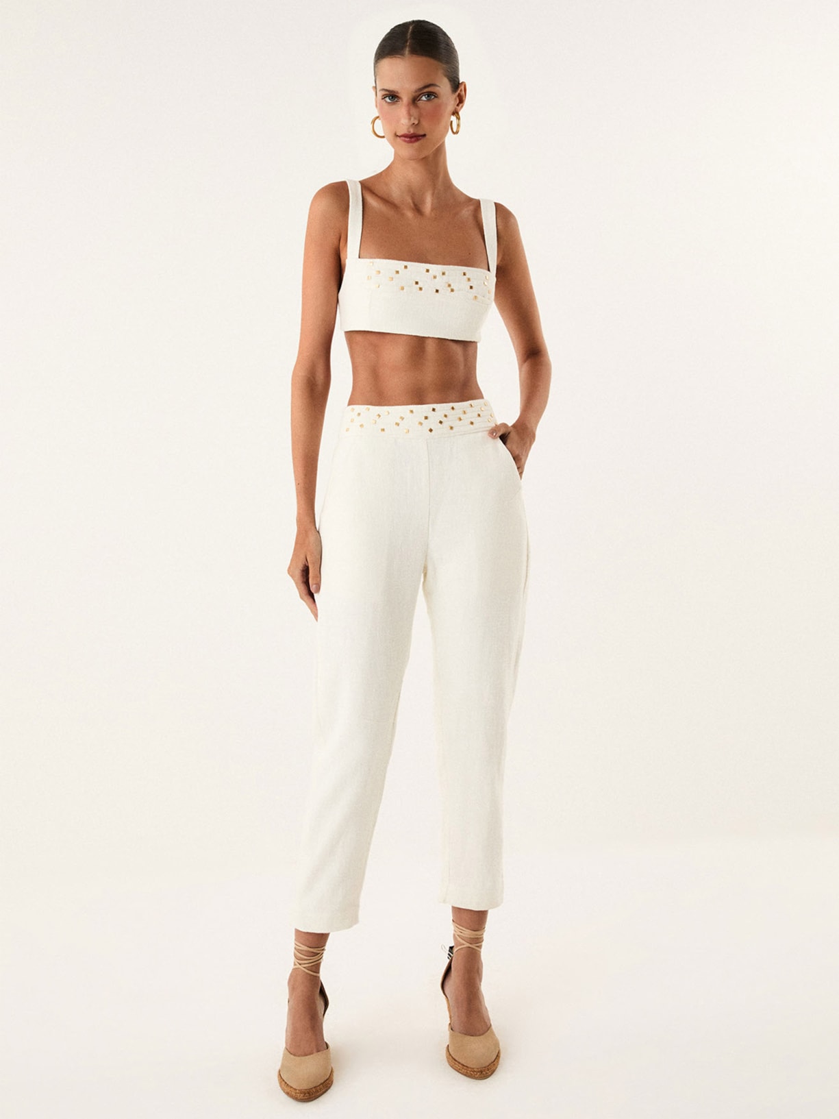 Calça Feminina Cleo Branco Vix