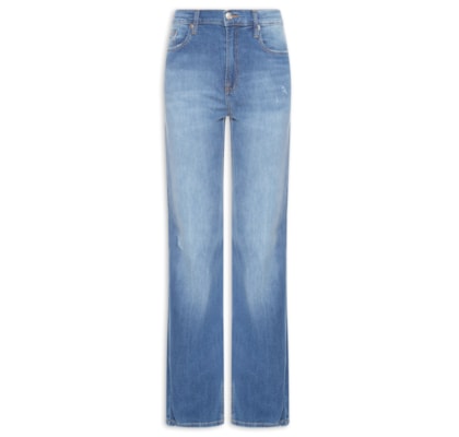 Calça Feminina Cleo Mid Bootcut - Azul