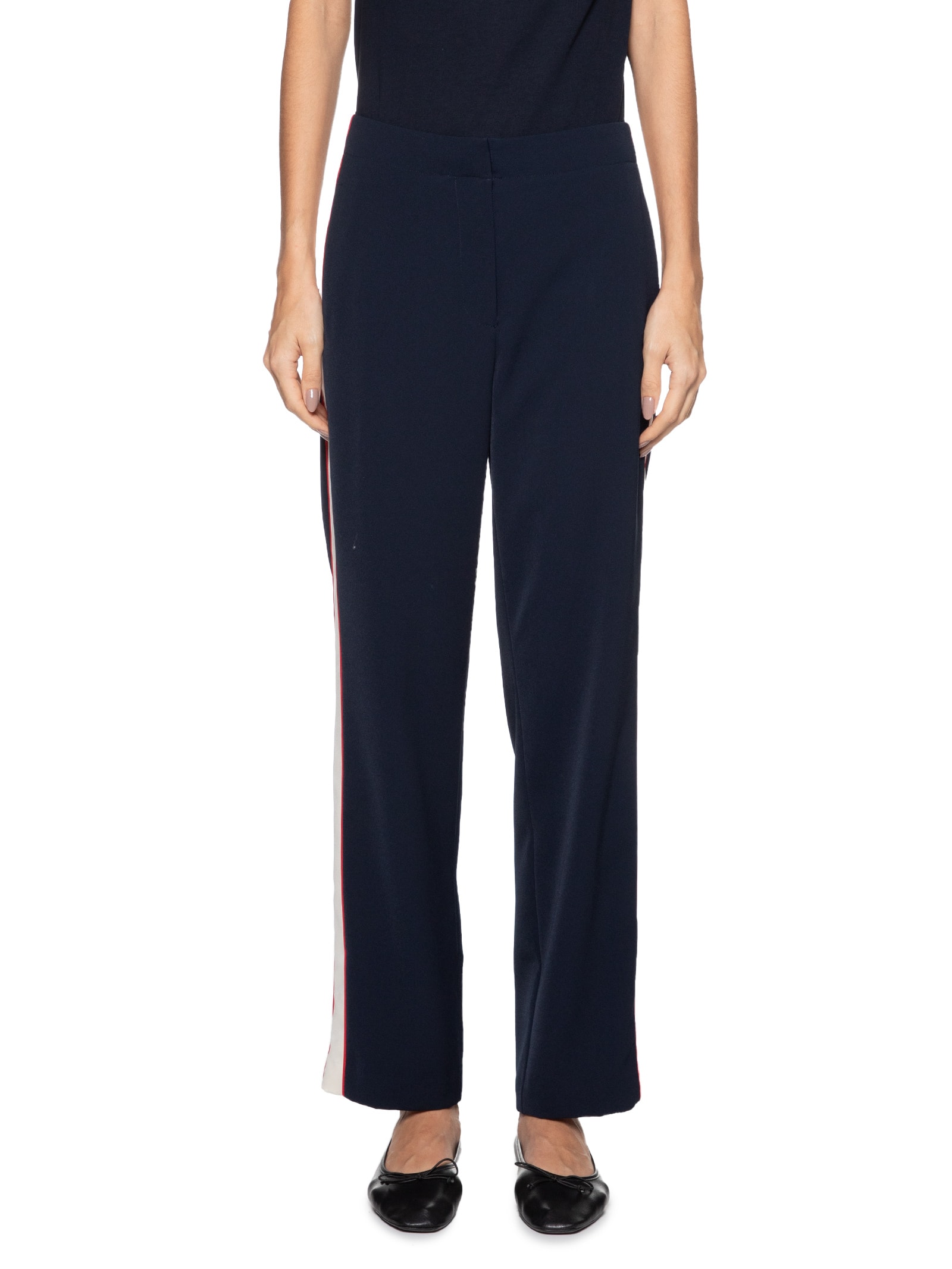Tommy Hilfiger - Calça Feminina Color Block Slim Straight