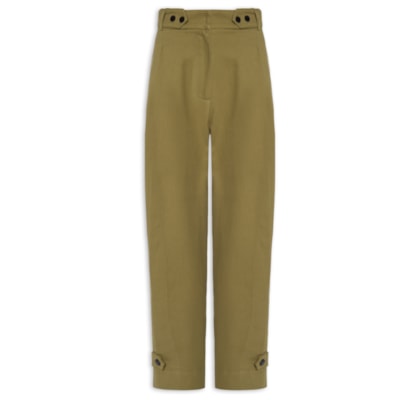 Calça Feminina Com Aletas - Verde