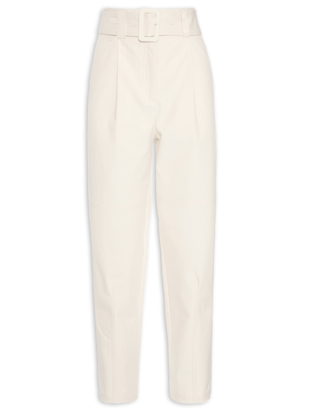 Calça Feminina Com Cinto - Bege