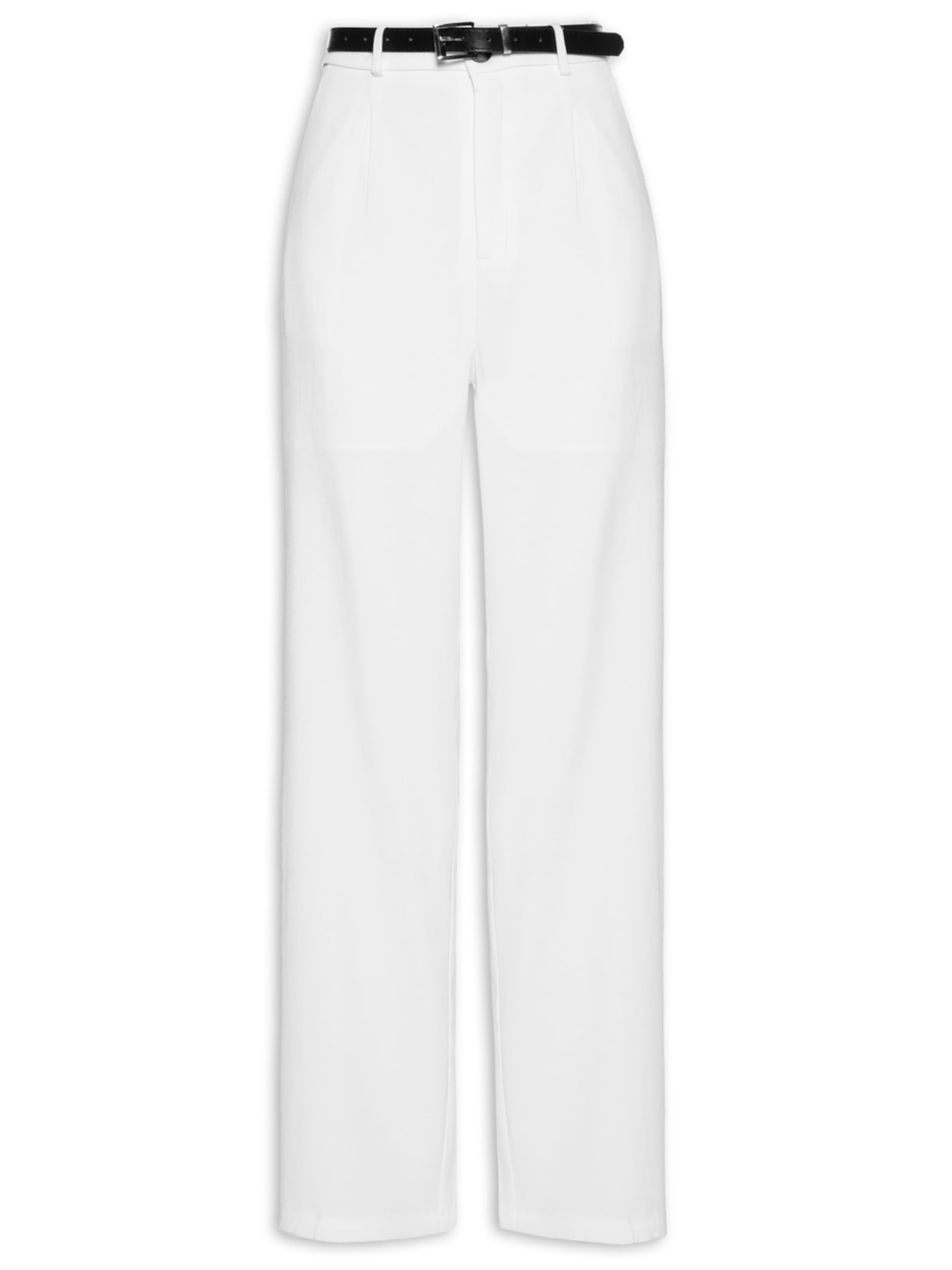Calça Feminina Com Cinto - Branco
