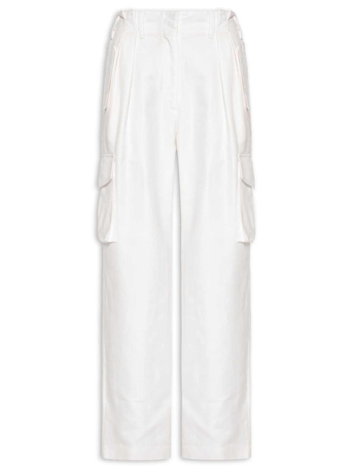 Calça Feminina com linho Branco Animale