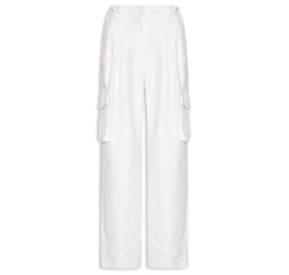 Calça Feminina com linho - Branco