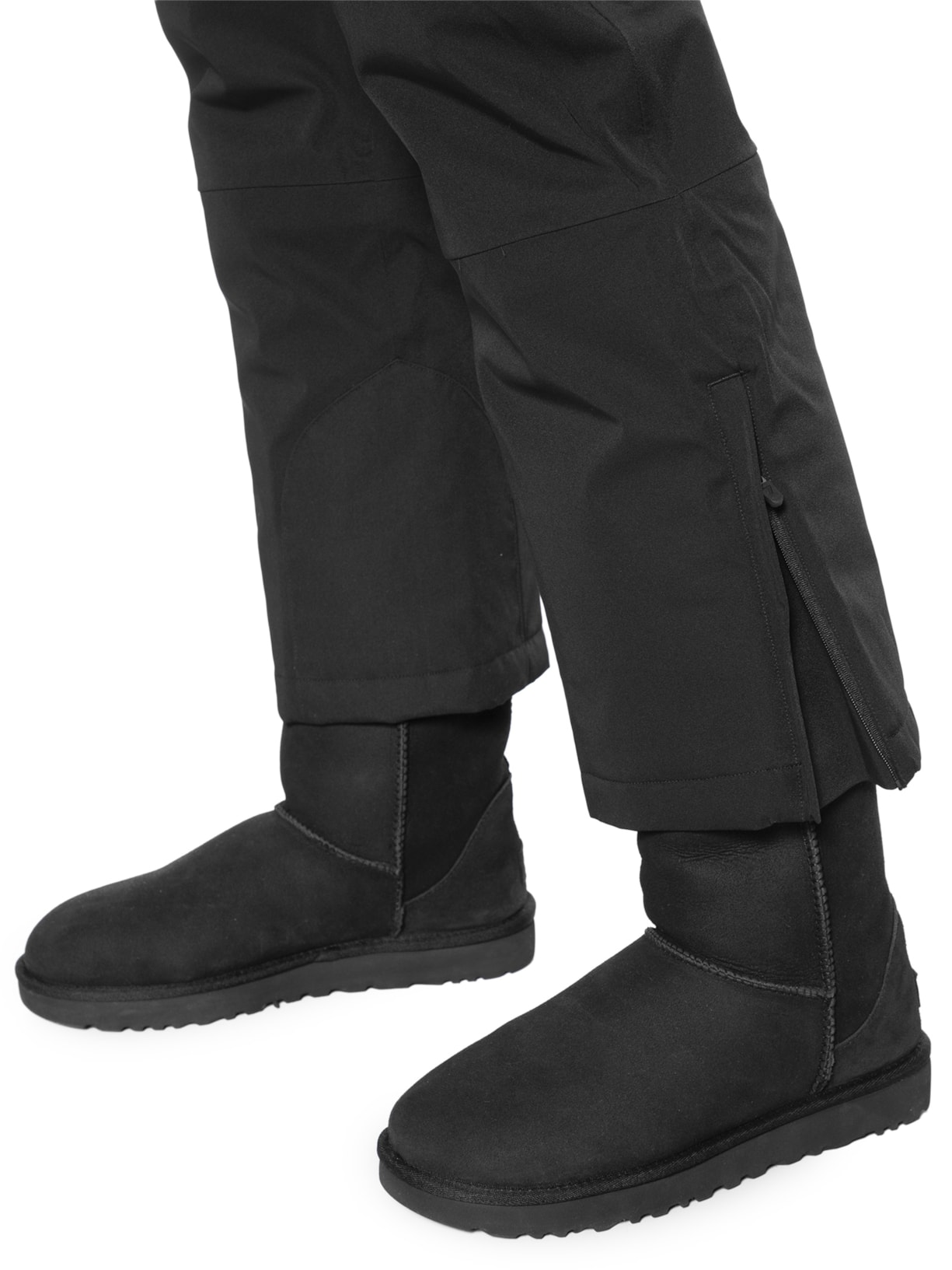 Calça Feminina Com Suspensório Preto Ea7 Emporio Armani