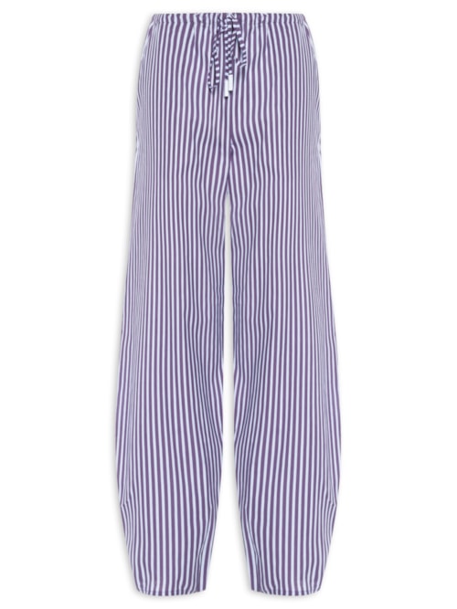 Calça Feminina Comfy Listrada - Azul