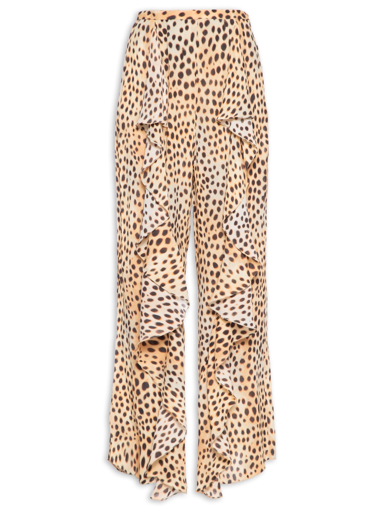 Calça Feminina Concept Marrom Onça Oasis - Animal Print